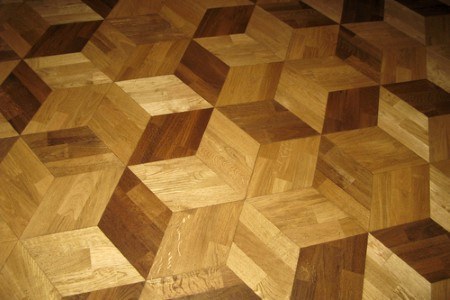 floor wood intarsia