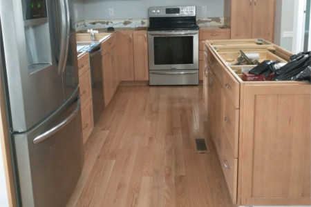 hardwood flooring installation